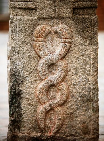 Kundalini Snakes - Temple Carving